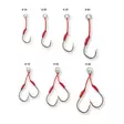 Savage Gear Bloody Assist J Double #1/0 - Assist- & inline-enkeltkroker - 5706301781437 - 2