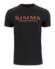 Simms Logo T-Shirt Dark Gunmetal Heather - T-skjorter herre - 694264655047 - 1