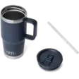 Yeti Rambler 20 OZ Travel Straw Mug Navy - Termosflasker og -krus - 888830503867 - 3