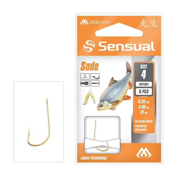 Mikado Sensual Sode Snelled Hooks 70cm - Ferdigknyttede kroker - 5900637062707 - 1