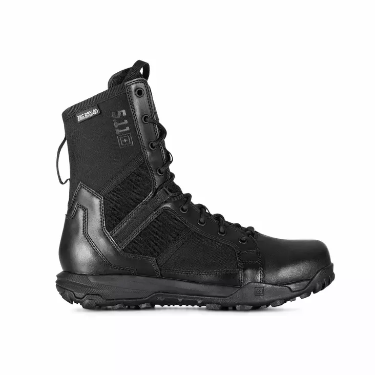 5.11 A/T 8 Side Zip Waterproof Black - Taktiske støvler og sko - 888579879827 - 1