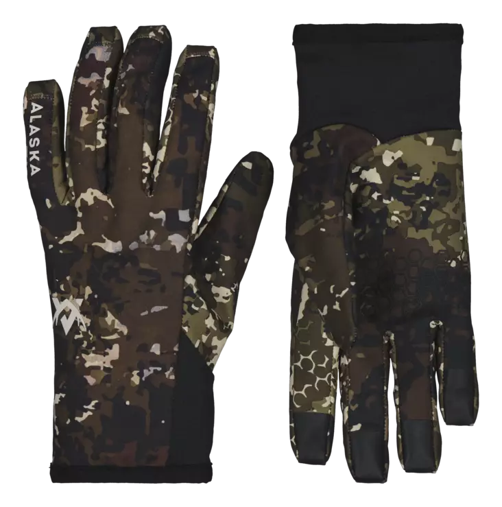 Alaska Chaser Stretch Gloves BlindTech Forest - Jegerhansker - 6438347050497 - 1