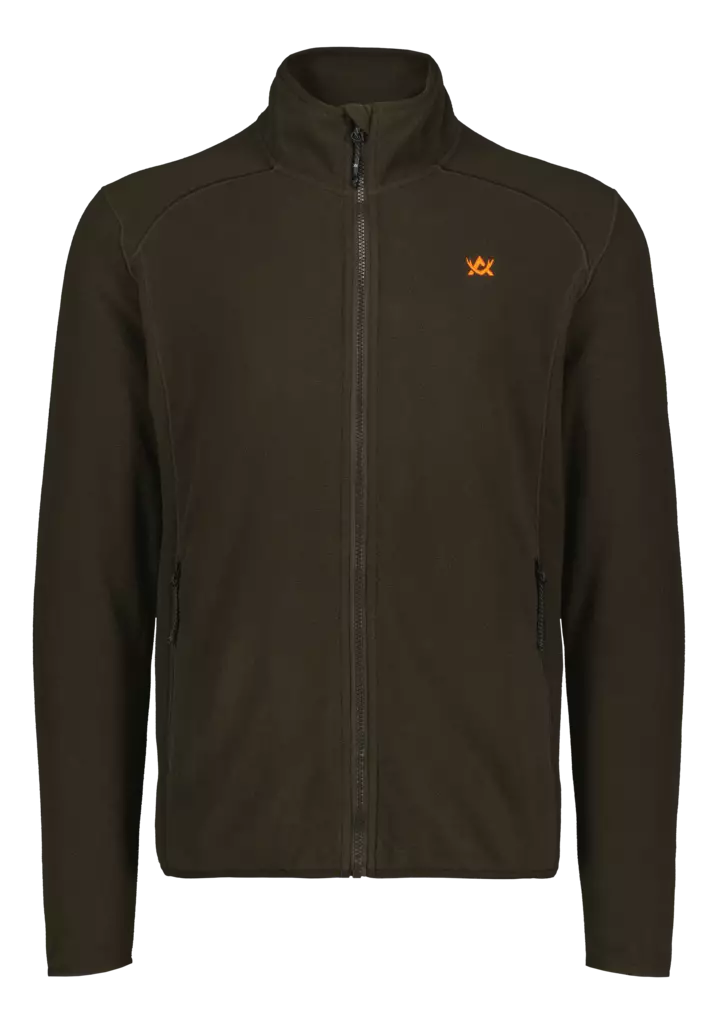 Alaska Kodiak Mens Fleece Jacket Brown - Jegerens basis- og mellomlag - 6438347054297 - 1