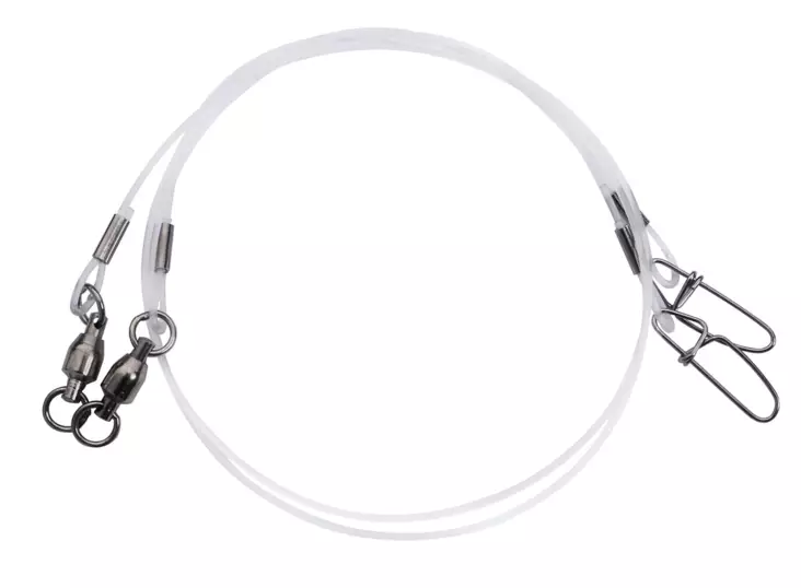 Fuo Pike Leaders - 0.90mm 40cm - 2pcs - Tafser - 028632944257 - 1