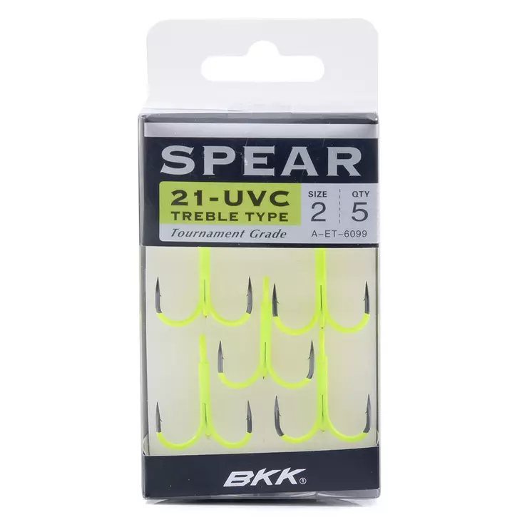 BKK Spear-21 UVC Treble Fl. Chartreuse - Kroker - 6941780919387 - 1