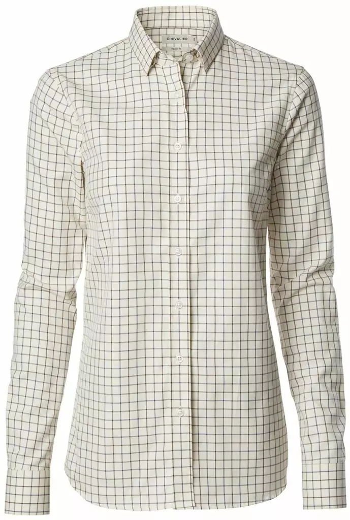 Chevalier Sheppey Shirt Women Chestnut Tattersall - Jegertrøyer - 808491155687 - 1