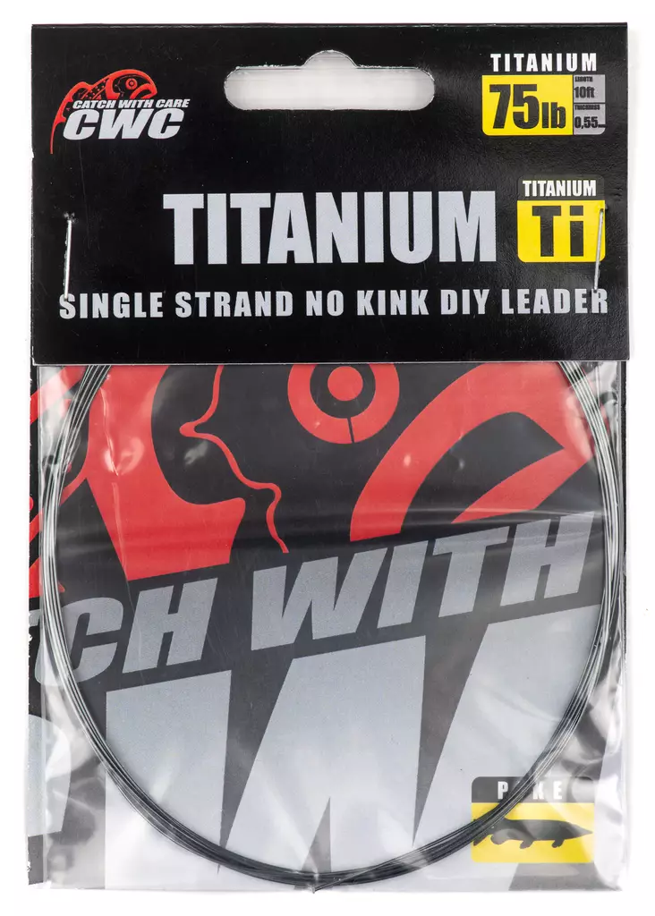 CWC Titanium Single Strand No Kink DIY Leader - Berøringsmateriale - 7340029426157 - 1