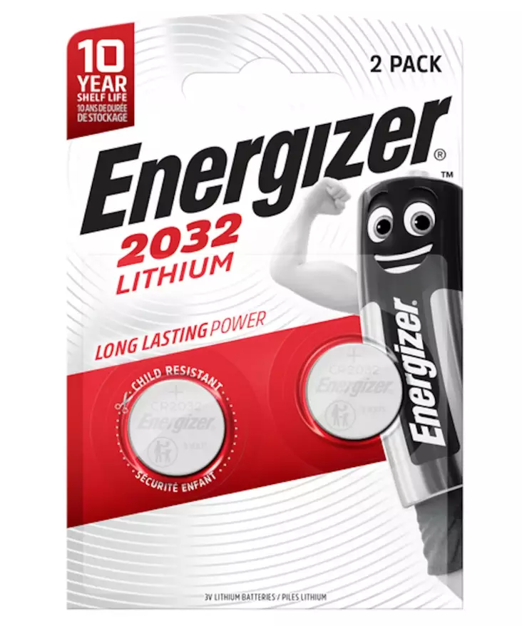 Energizer BP2 CR2032 ENR 3,0V - Batterier og powerbanker - 7638900248357 - 1