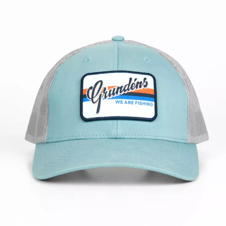Grundens Low Pro Script Trucker - Truckercaps - 7332525292077 - 1