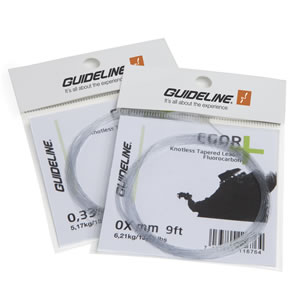 Guideline Egor+ Fluorocarbon Leader 9' - Avsmalnende Fluorkarbon-fortommer - 7033840338227 - 1
