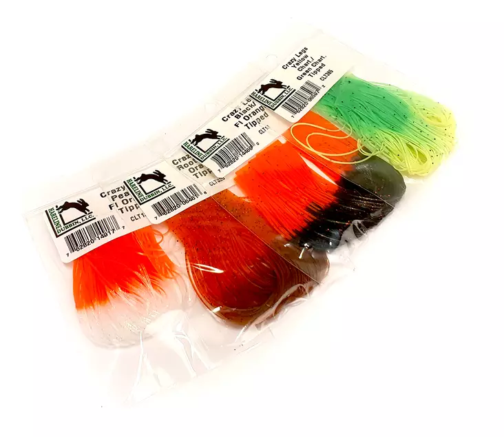 Hareline Hot Tipped Crazy Legs - Andre bindingstilbehør - 40550300007 - 2