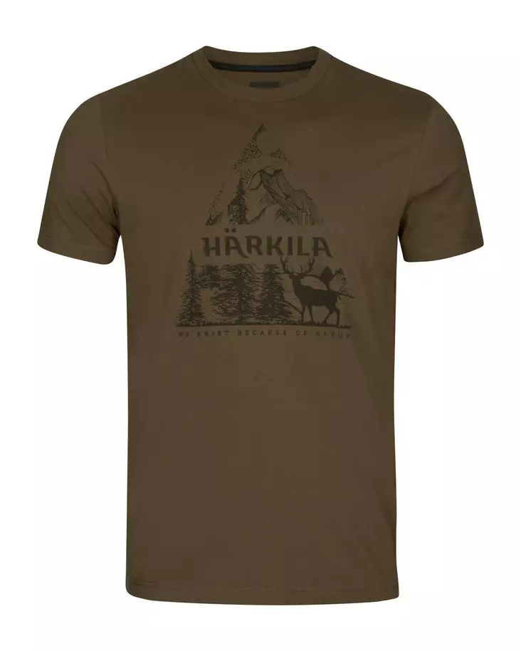 Härkila Nature SS T-Shirt M Willow Gre - Jegertrøyer - 5714733635617 - 1
