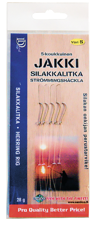 Jakki Silakkalitka 5 koukkua koko 4 - Andre tilbehør - 6430011651627 - 1