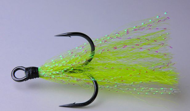 K.P UV Tail Hook FL.Yellow - Kroker - 6438239098187 - 1