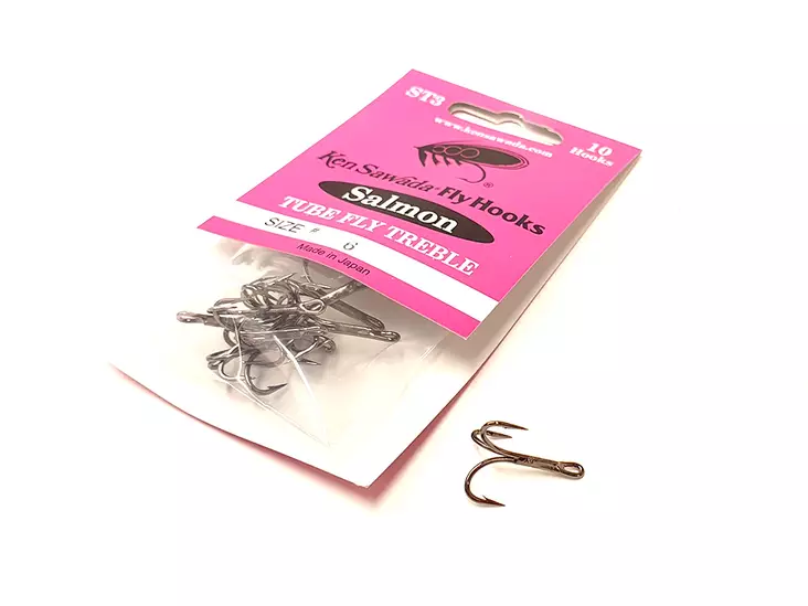 Ken Sawada ST3 Salmon Tube Fly Treble - Turbofluekroker - 6438407006907 - 1