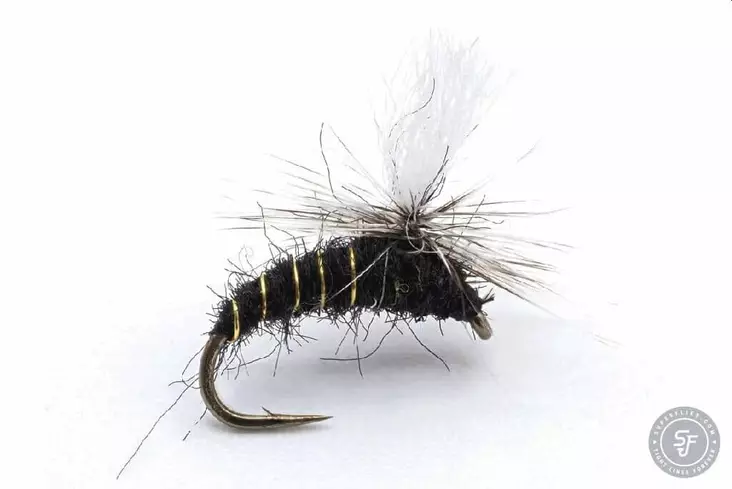 Klinkhamer Black Salmon Dry Fly - Andre laksefluer - 8859202532947 - 3
