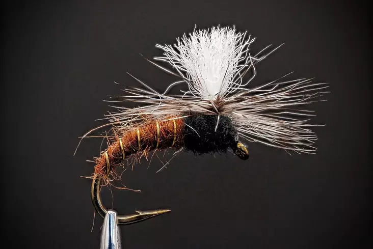 Klinkhamer Brown Salmon Dry Fly - Andre laksefluer - 8859202531087 - 1