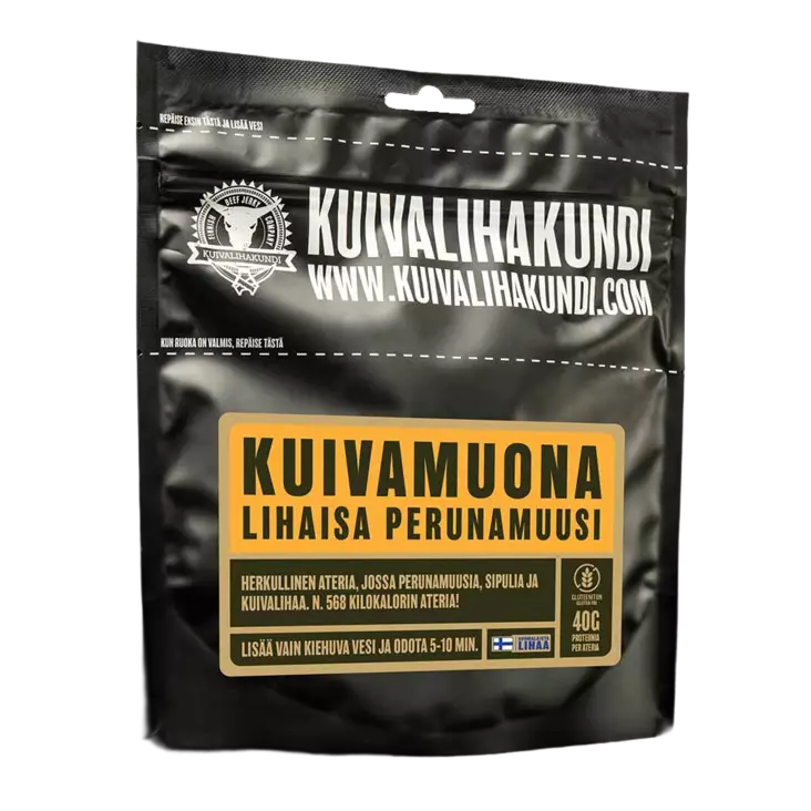Kuivalihakundi Kuivamuona Lihaisa Perunamuusi 135g - Campingmatte - 6430063302997 - 1