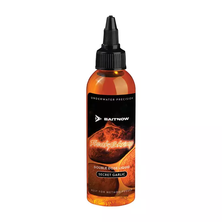 Mikado BaitNow Double Dose Freaky Shrimp 100ml - Smaksstoffer & flytende lokkestoffer - 5900637153467 - 1
