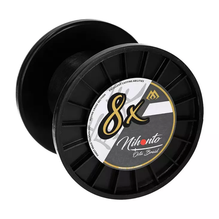 Mikado Nihonto Octa Braid 3000m Black - Flettesnøre - 5900637800217 - 1