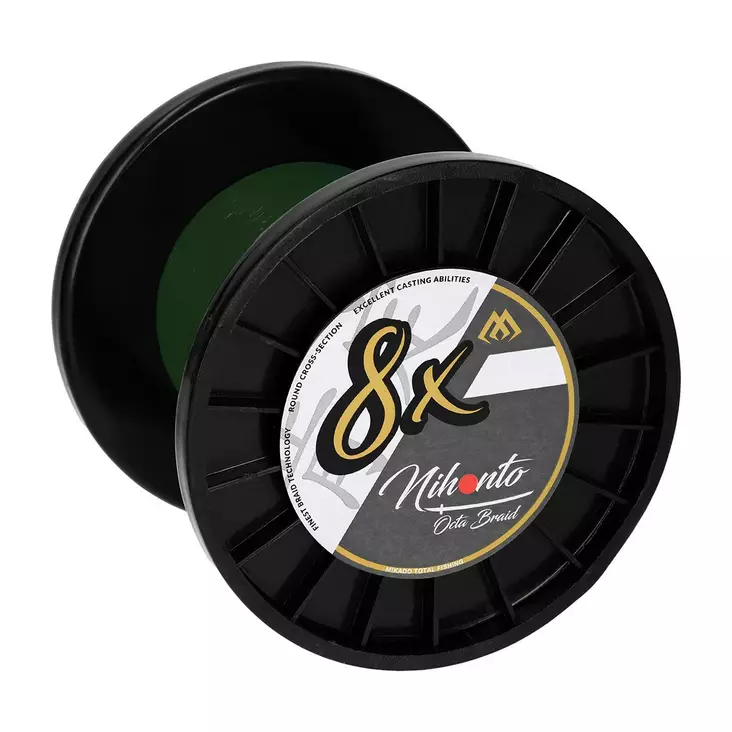 Mikado Nihonto Octa Braid 3000m Green - Flettesnøre - 5900637800507 - 1