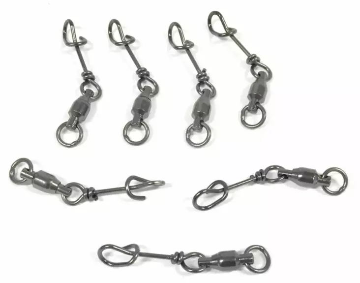 Mustad Fastach Clip BB #3 7kpl - Lås og svivel - 023534424227 - 1