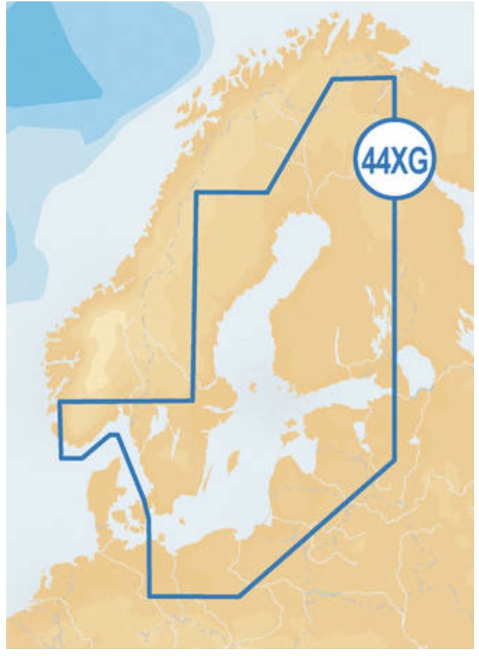 Navionics+ Gold 44XG - Finland Small Card For Old Models - Kart - 8054242902747 - 1