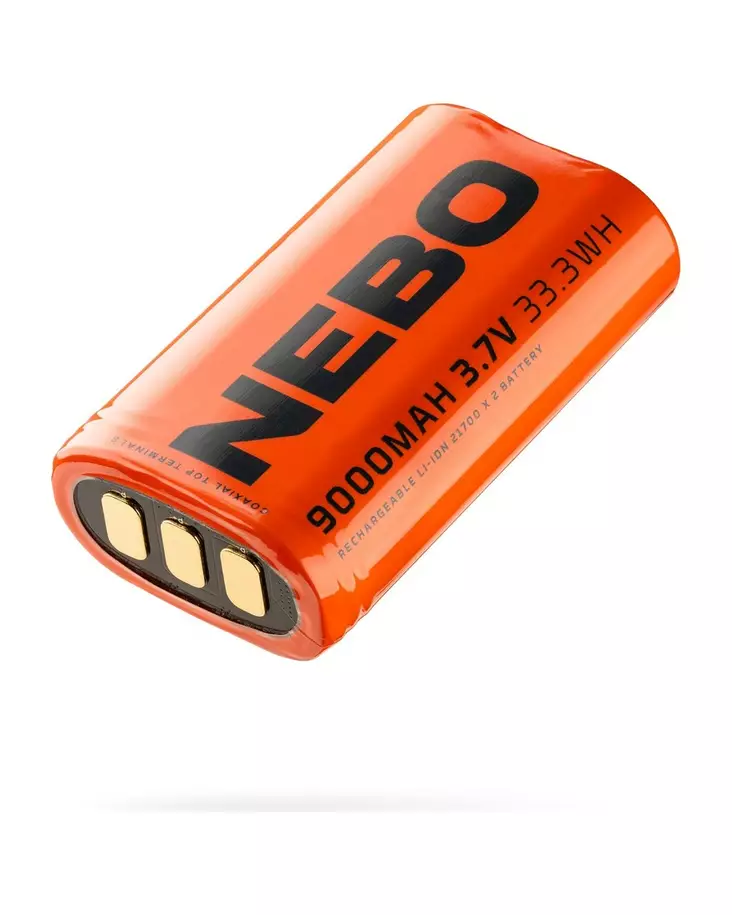 NEBO Rechargeable Battery 21700 9000MAH - Tilbehør til lykter - 5060945232107 - 1