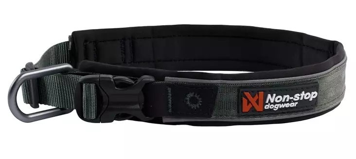 Non-stop Dogwear Roam Collar Green - Hundehalsbånd - 7071652034647 - 1