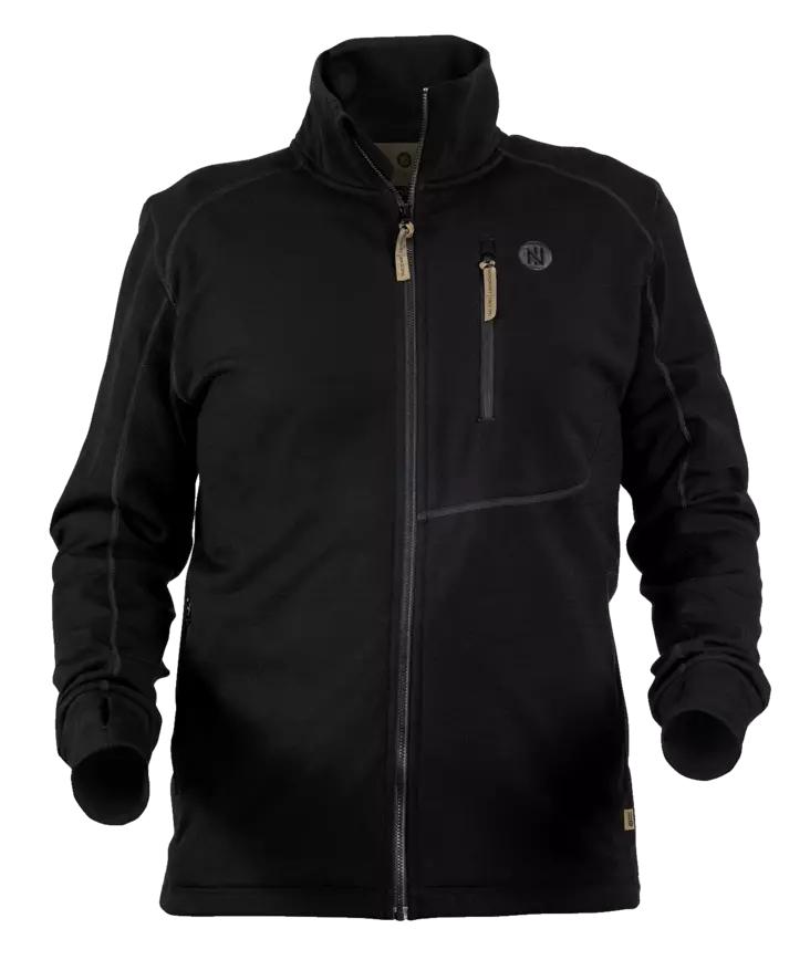 Nordhunt Talbot Wool Cardigan Black - Jegertrøyer - 5740032601527 - 1