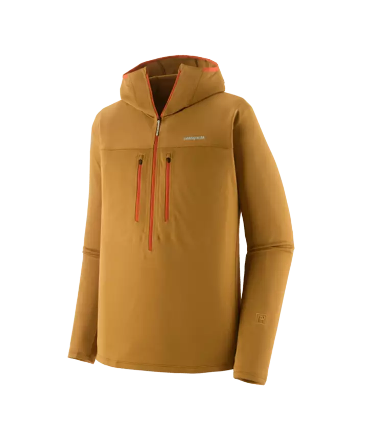Patagonia Ms R1 Ultralight Hoody Bobcat Brown - Fleecegensere - 198077605577 - 1