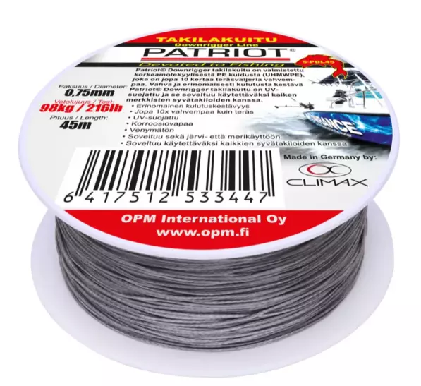 Patriot Downrigger Line 45m - Dyptriggere - 6417512533447 - 1