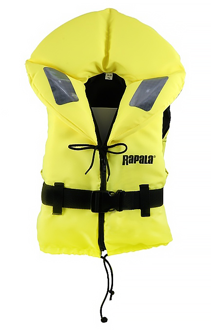 Rapala Life Jacket 100N Yellow/Black - Flytoveraller - 6416173032337 - 1