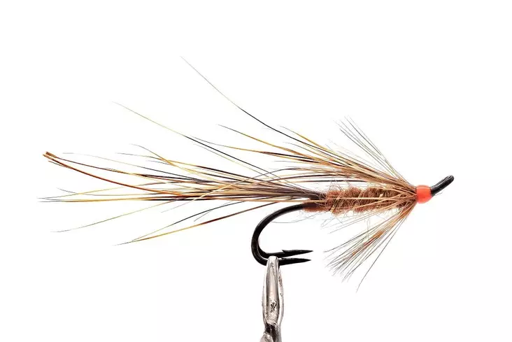 Sarvijaakko Natural Brown Salmon Fly - Dobbeltkrok - 8859202531247 - 1