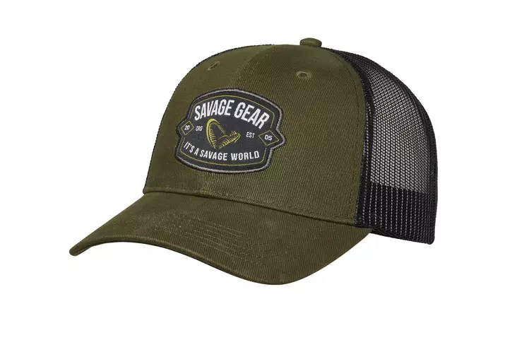 Savage Gear Badge Trucker Green - Lastebilsjåfører - 5706301035257 - 1