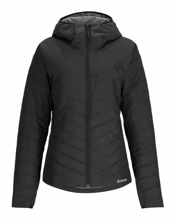 Simms Women's Fall Run Hoody Black - Mellomjakker - 694264687697 - 2