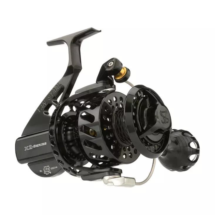 Van Staal VSX2 Bailed Spin 200 Black - Kraftige GT- & tunfiskhaspelsneller - 854692002237 - 1