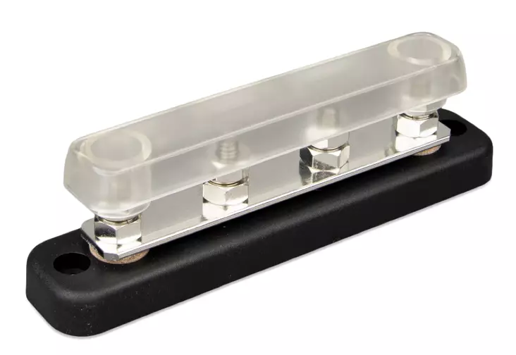 Victron Busbar 150A 4P + PC Cover - Batterier og elektrisk tilbehør - 8719076052197 - 1