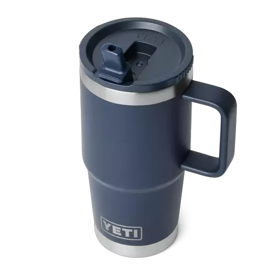 Yeti Rambler 20 OZ Travel Straw Mug Navy - Termosflasker og -krus - 888830503867 - 1