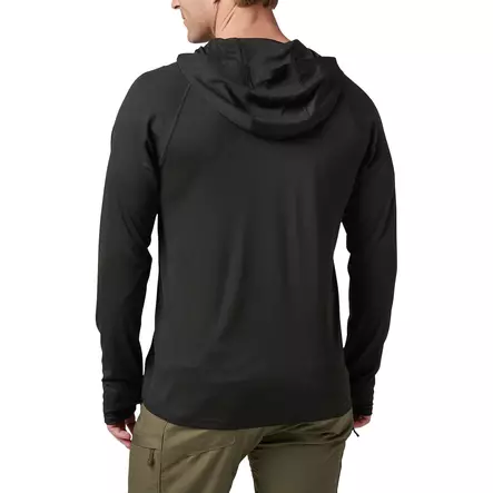 5.11 Sulli UV Hood L/S Black - Taktiske overdeler - 888579661668 - 2