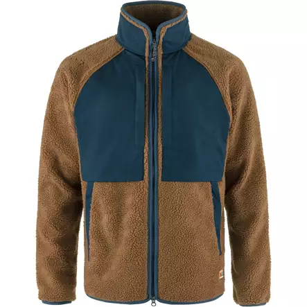 Fjällräven Vardag Pile Jacket M Chestnut-Navy - Mellomjakker - 7323450913168 - 1