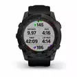 Garmin Fenix 7X Sapphire Solar Black DLC Titanium with Black Band - GPS-navigasjonsenheter og klokker - 753759278328 - 9