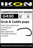 Ikon G430 Barbless Grub & Caddis Pupa - Hullingløs - 6430077070028 - 1