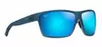 Maui Jim Alenuihaha - Blue Black Stripe with Blue Hawaii Lens - Glasslinser - 603429067328 - 1
