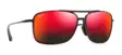 Maui Jim Kaupo Gap - Red Black Tortoise Frame with Hawaii Lava Lens - Plastlinser - 603429070298 - 1