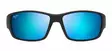Maui Jim Local Kine - Soft Black Frame with Blue Hawaii Lens - Glasslinser - 603429055578 - 2