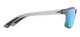Maui Jim Pokowai Arch - Trans Matte Grey Frame with Blue Hawaii Lens - Plastlinser - 603429050498 - 2