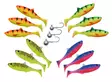 Patriot Baitfish 8cm Dark Water Mix - Lappfiskjigger - 6417512539388 - 1