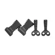 Tasmanian Tiger Bungee Cord Tab Set Black - Taktiske sekker og utstyrsbagger - 4013236401028 - 3