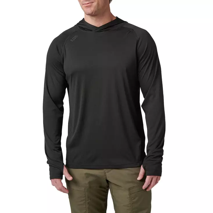 5.11 Sulli UV Hood L/S Black - Taktiske overdeler - 888579661668 - 1